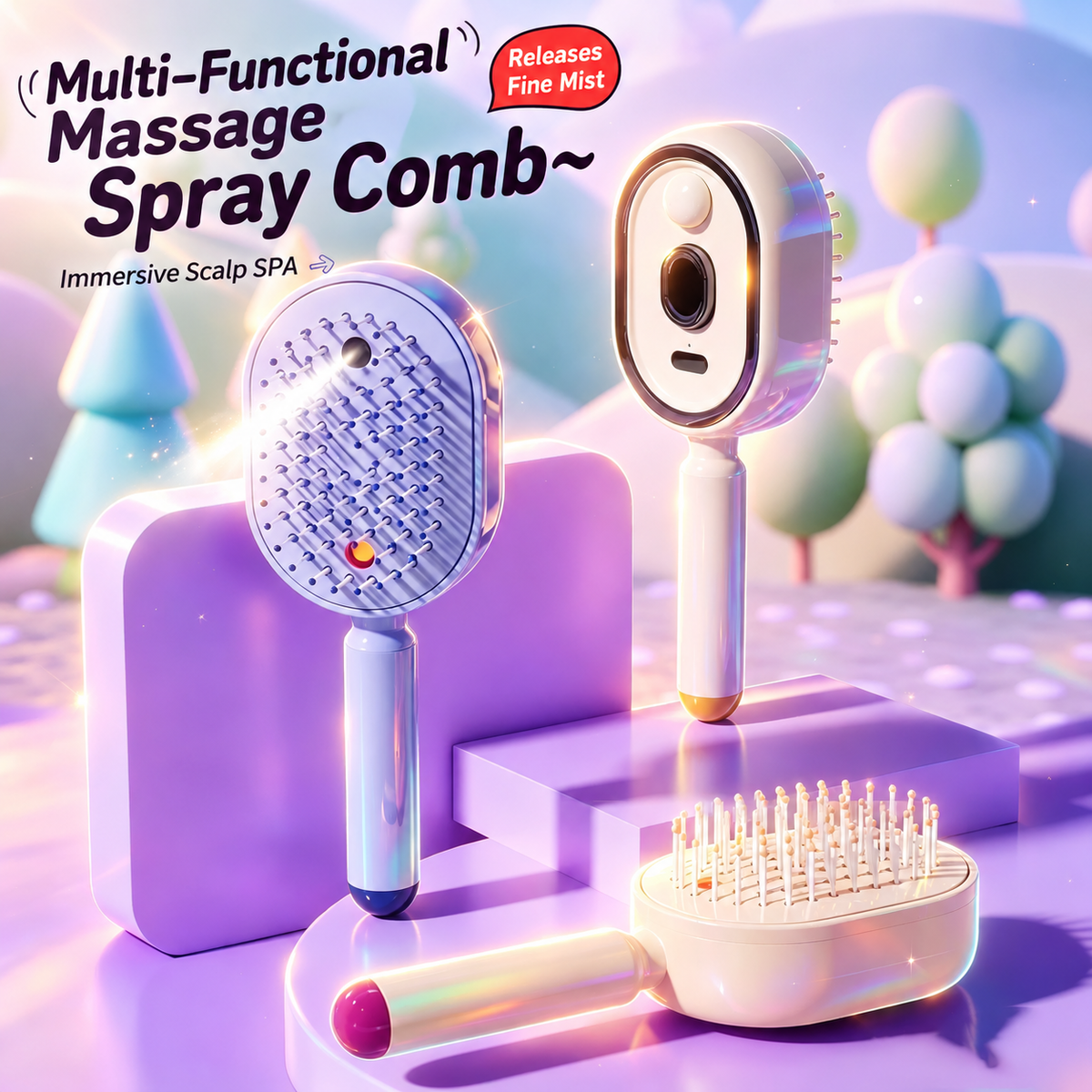 Mist & Massage Comb