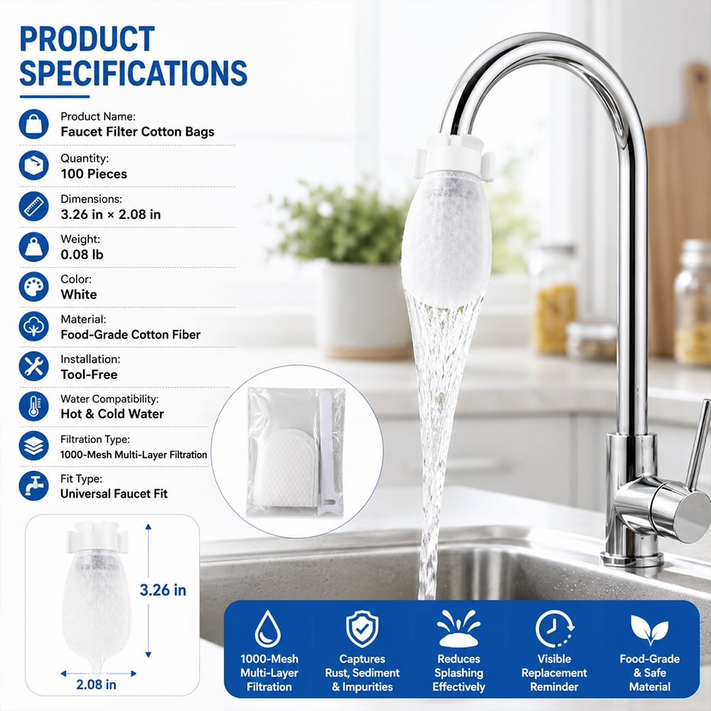 Universal Faucet Filter Bags