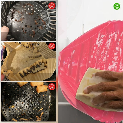 Reusable Silicone Air Fryer Tray
