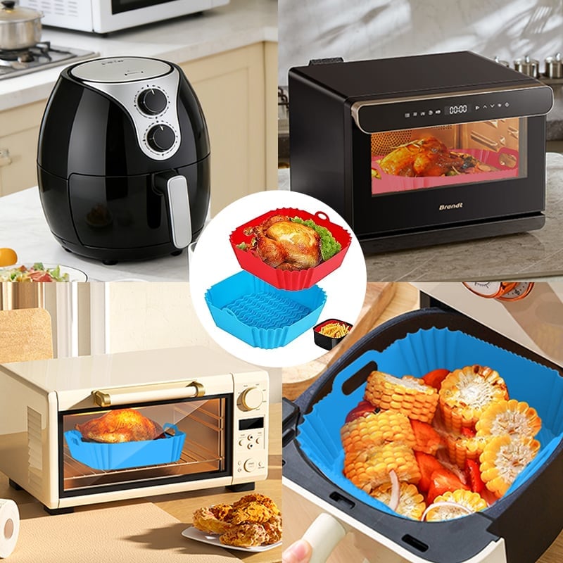Reusable Silicone Air Fryer Tray