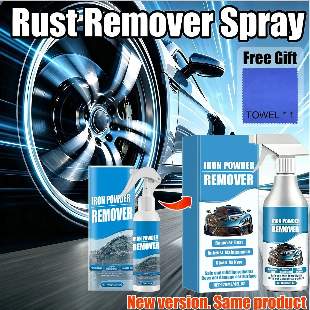 Wheel & Metal Rust Remover