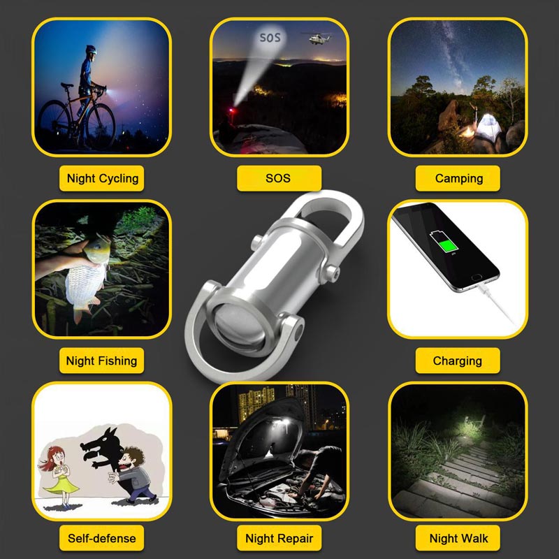 Mini Keychain Flashlight